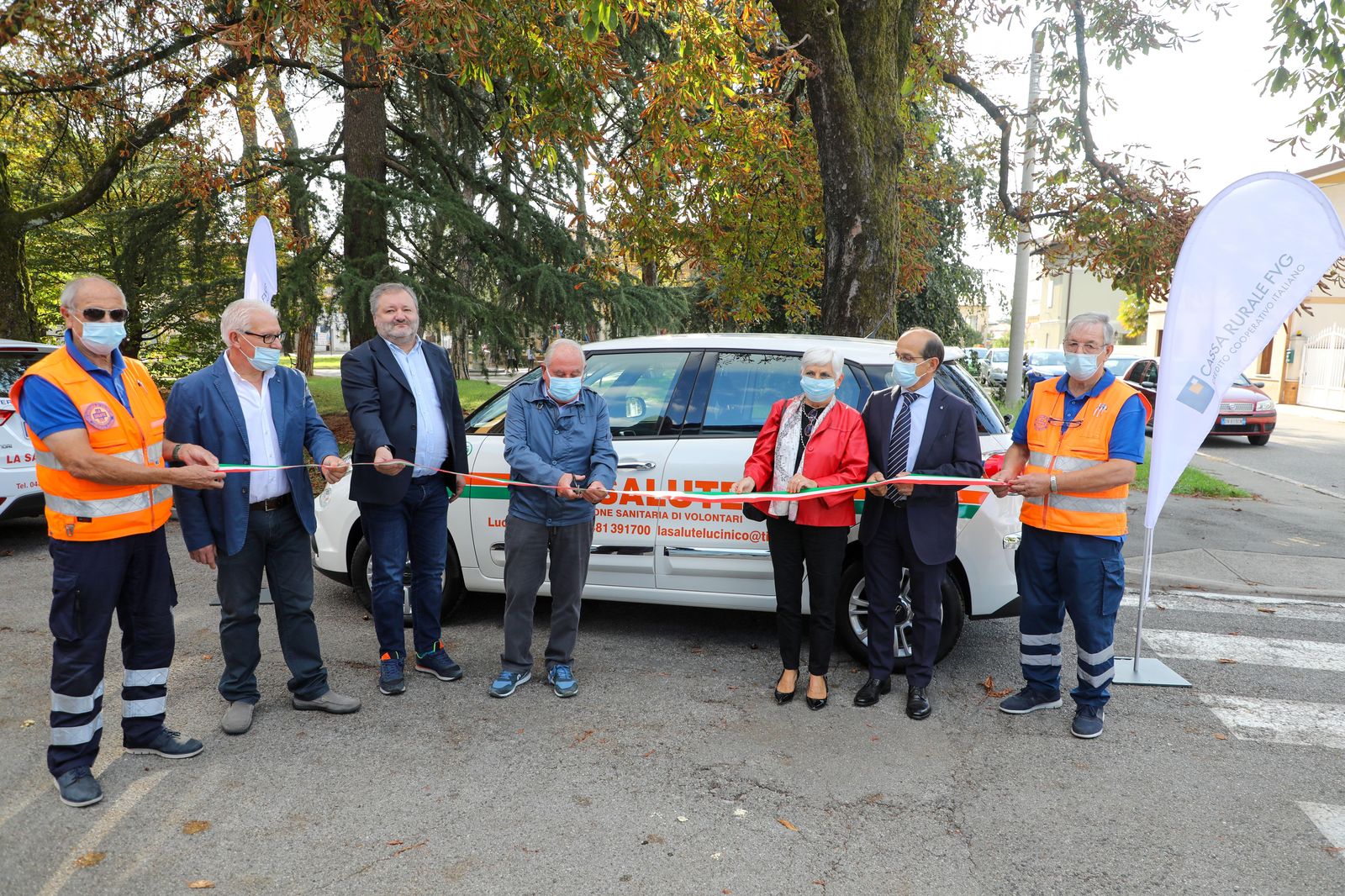 Lucinico, anziani e ammalati accompagnati alle visite con la nuova 500L